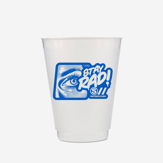 Frost Flex Cup 12 oz - 1 Color Print - Short Run