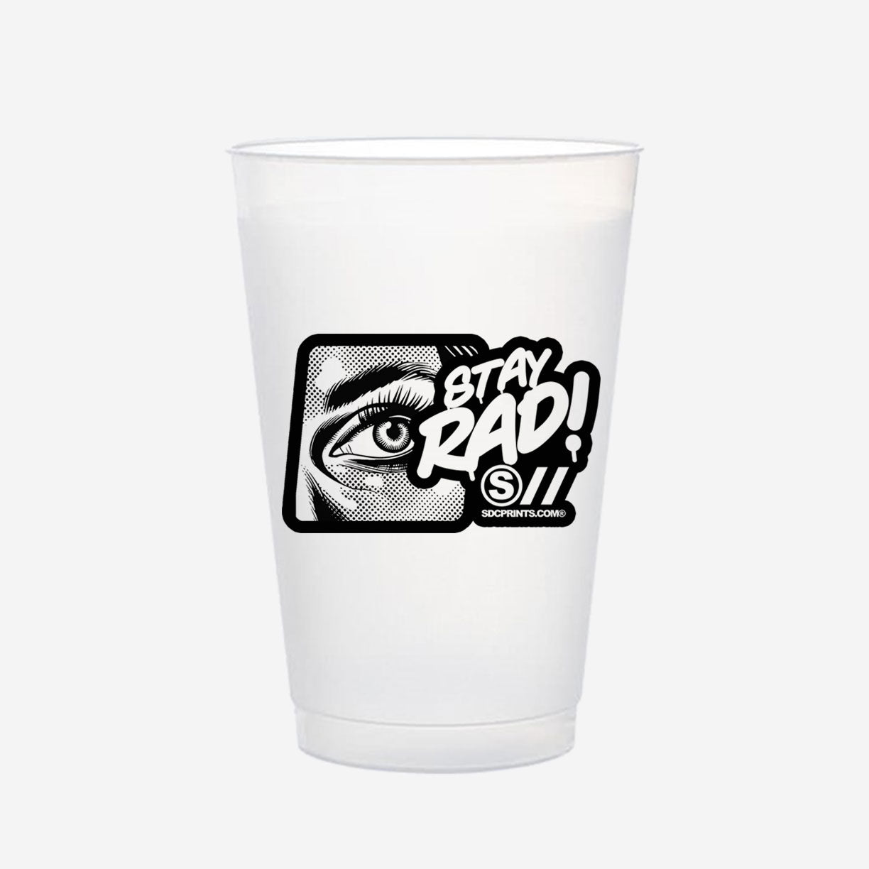 Frost Flex Cup 14 oz - 1 Color Print - Short Run