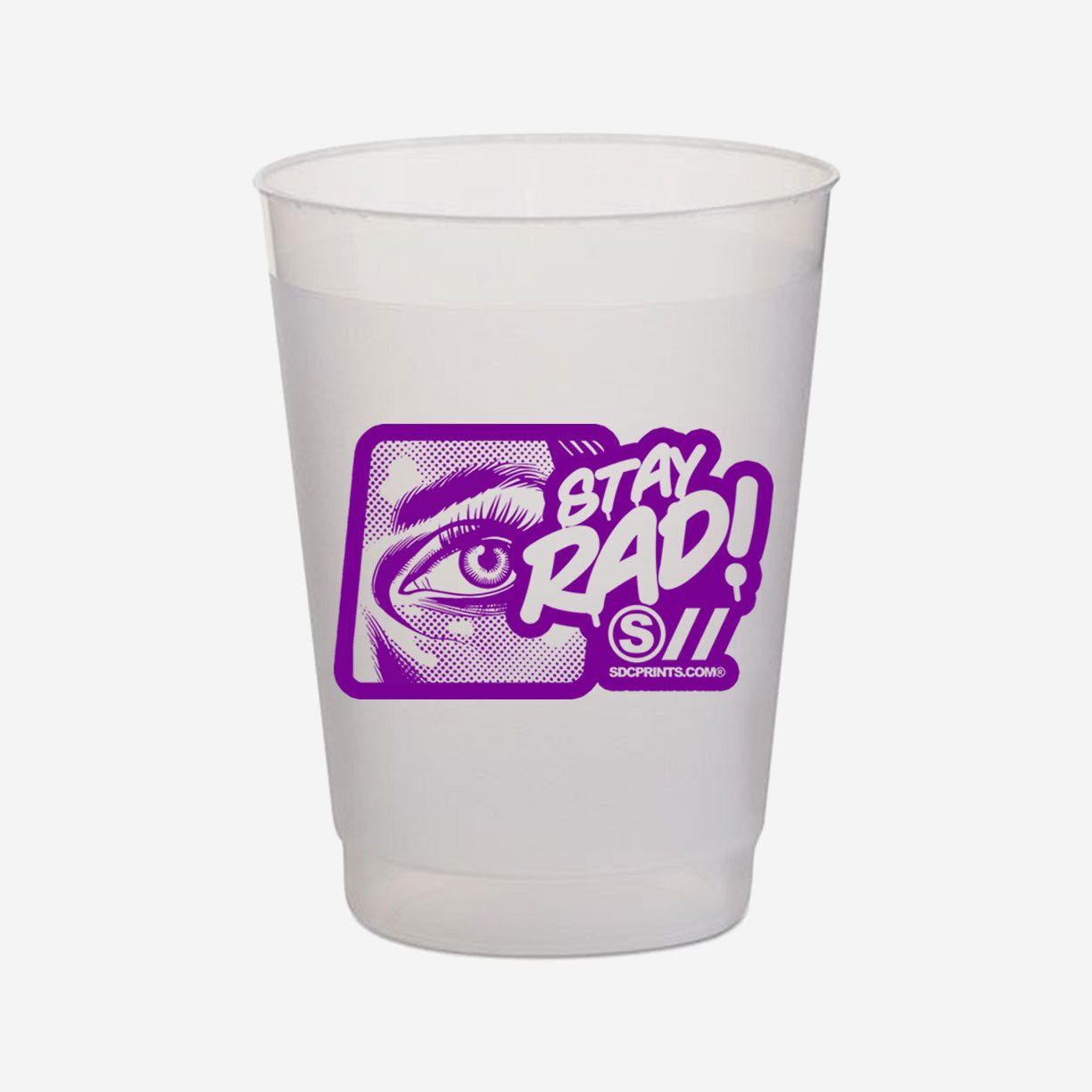Frost Flex Cup 16 oz - 1 Color Print - Short Run