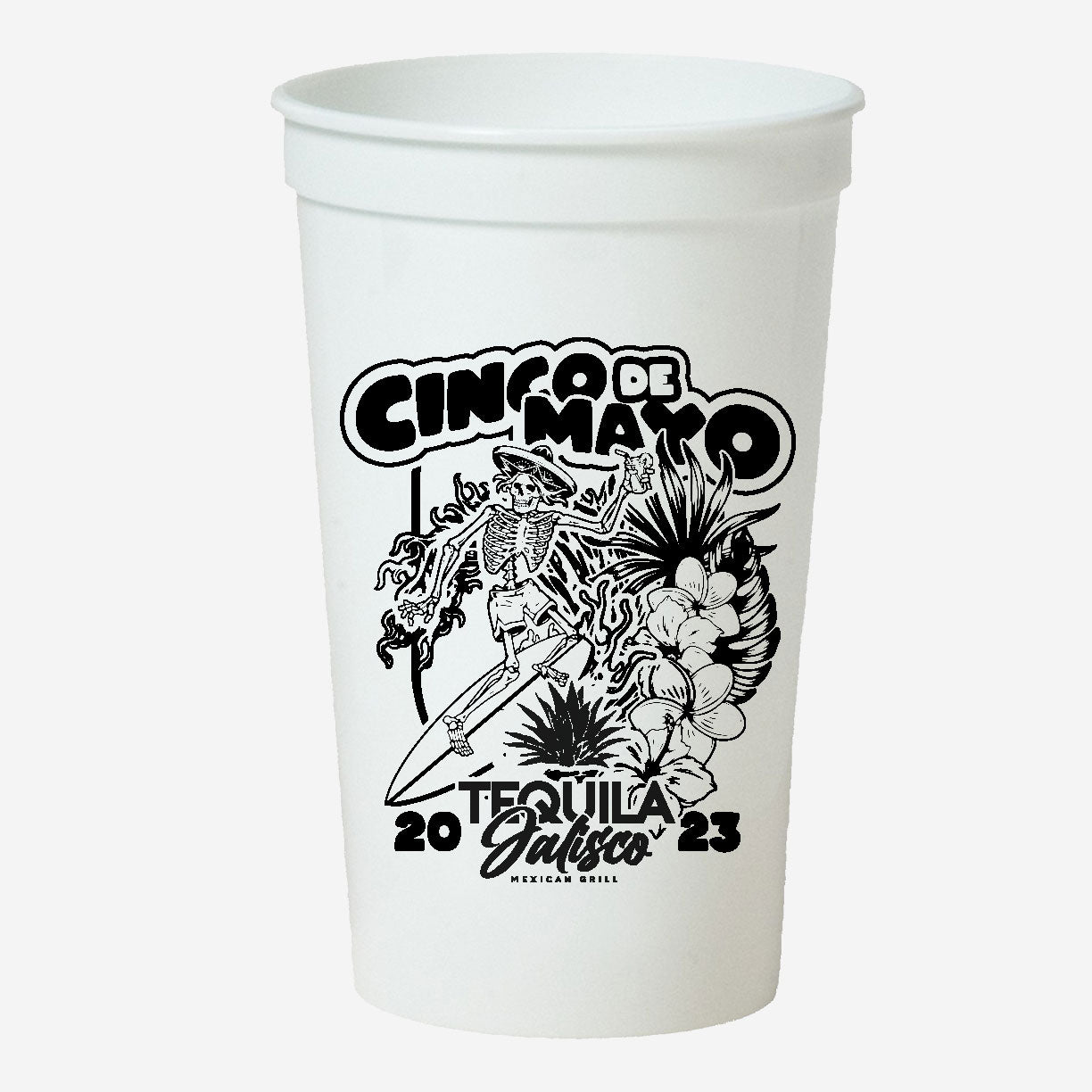 Stadium Cup 32 oz - 1 Color Print - Short Run
