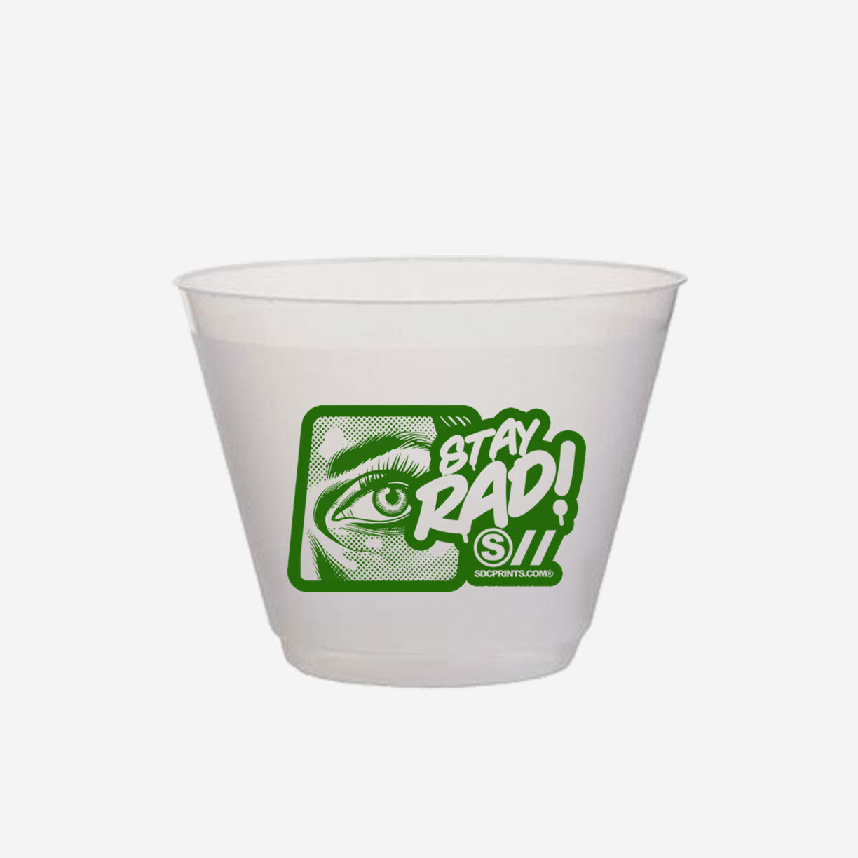 Frost Flex Cup 9 oz - 1 Color Print - Short Run