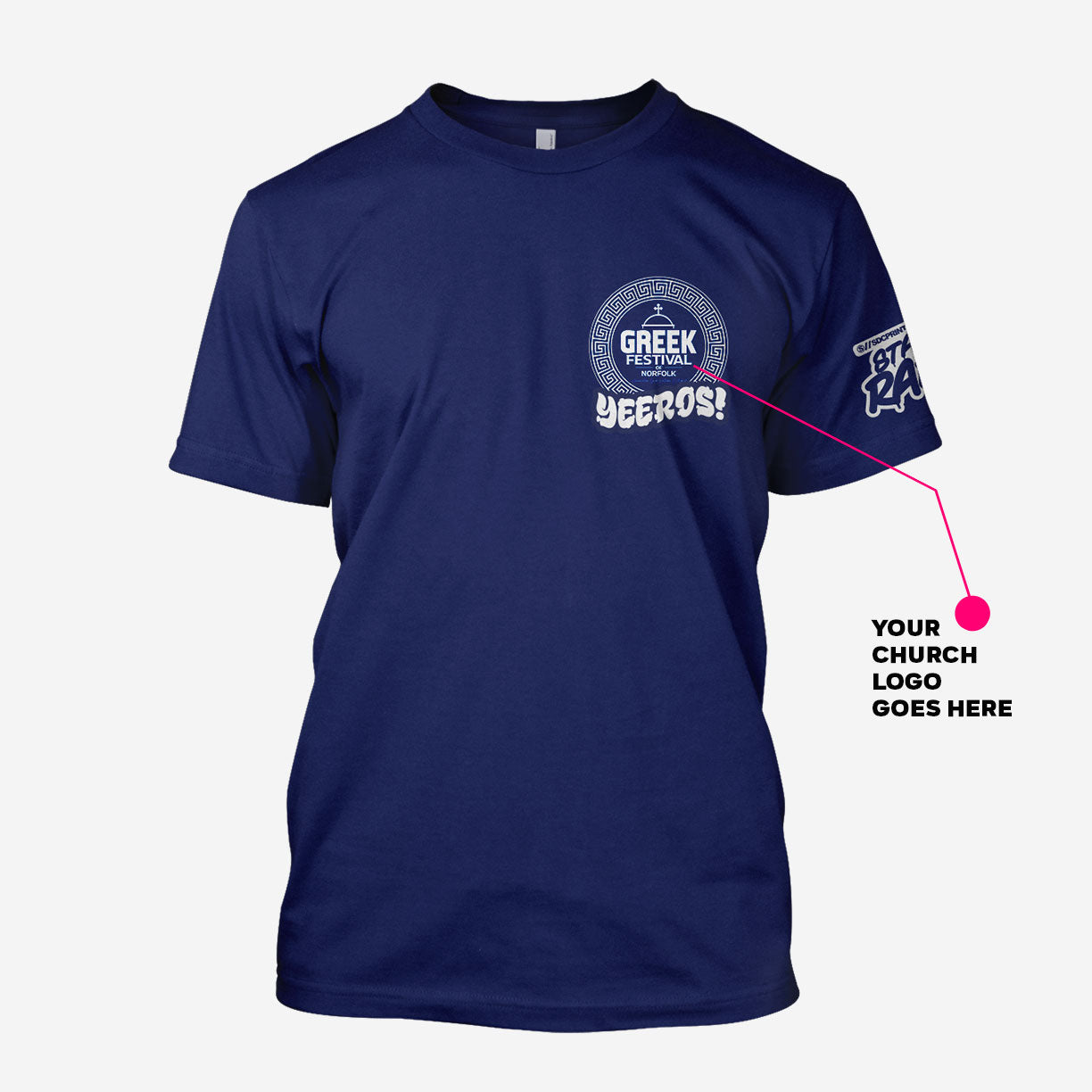 Yeeros Minotaur Custom Festival Tee - 300 PCS $7.99