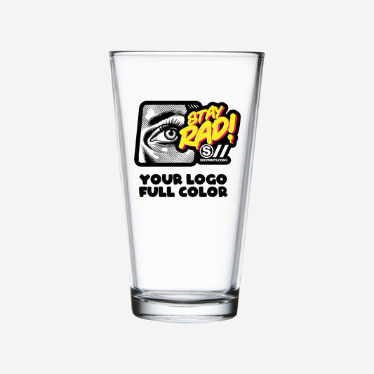 Pint Glass 16 oz - Full Color Print