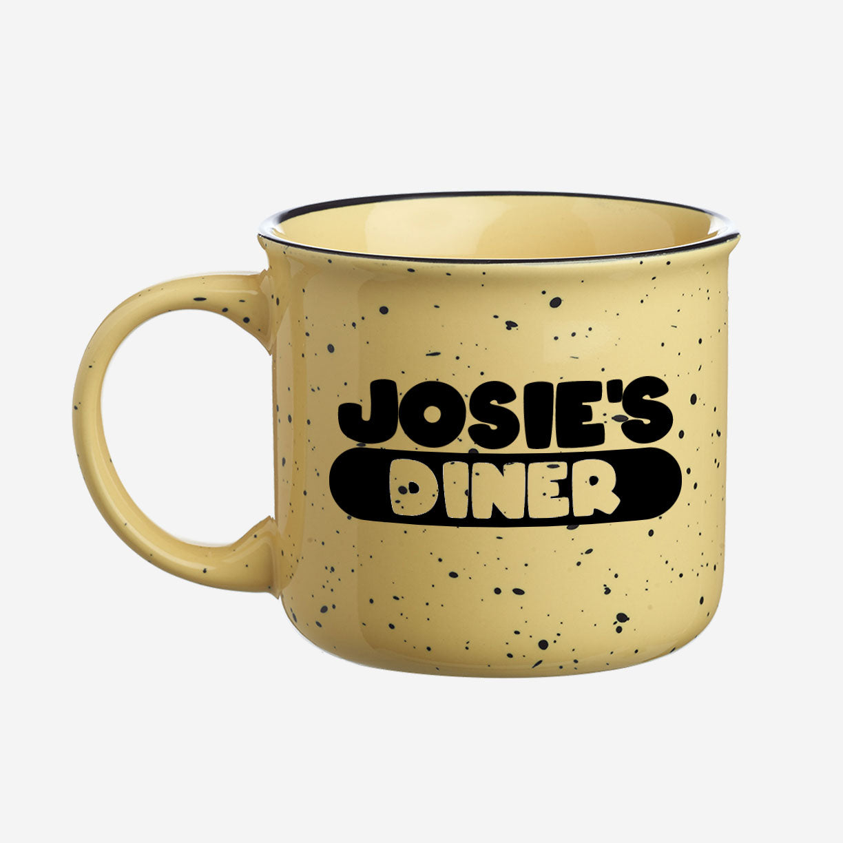 Tin Cup Style - Ceramic Mug 1 Color Print 1 Side