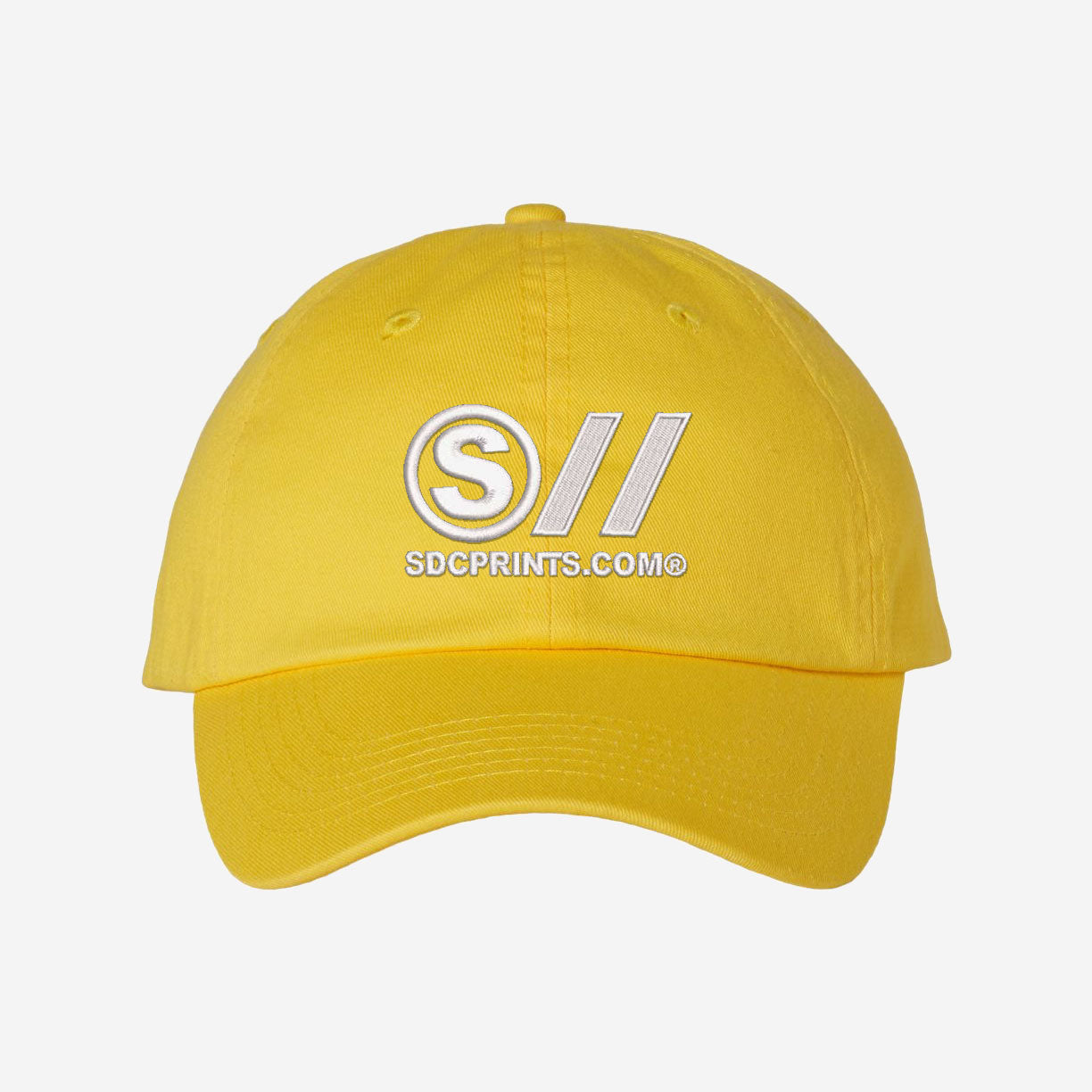 Dad Hat - Embroidered Bio Washed