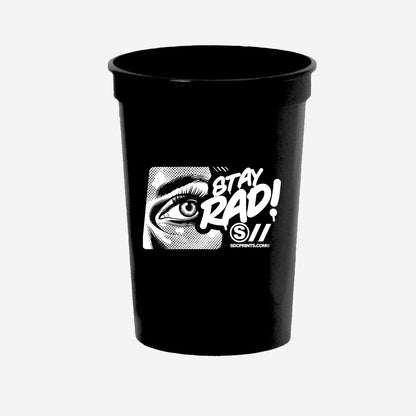 Stadium Cup 12 oz - 1 Color Print - Short Run