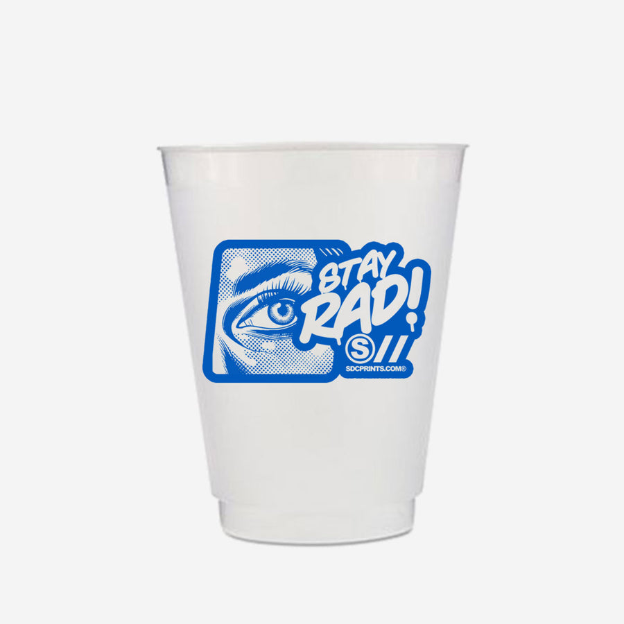 Frost Flex Cup 12 oz - 1 Color Print - Short Run