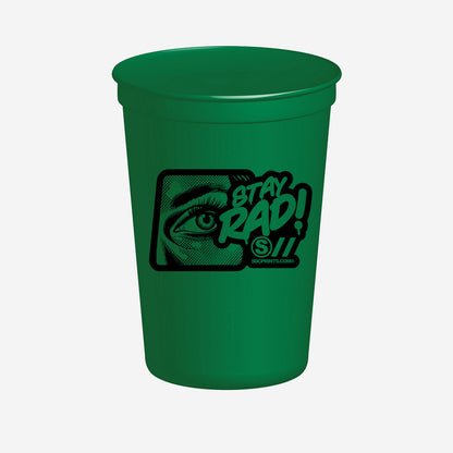 Stadium Cup 12 oz - 1 Color Print - Short Run