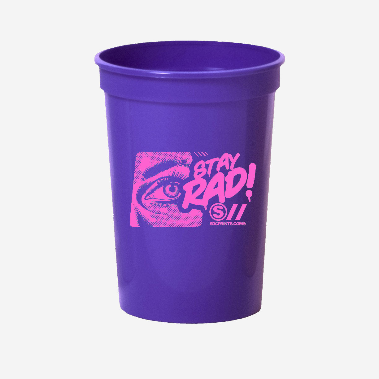 Stadium Cup 12 oz - 1 Color Print - Short Run