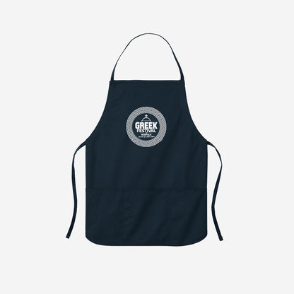 Greek Festival Medium Lenght Apron A525 - Custom Branded