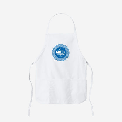 Greek Festival Medium Lenght Apron A525 - Custom Branded