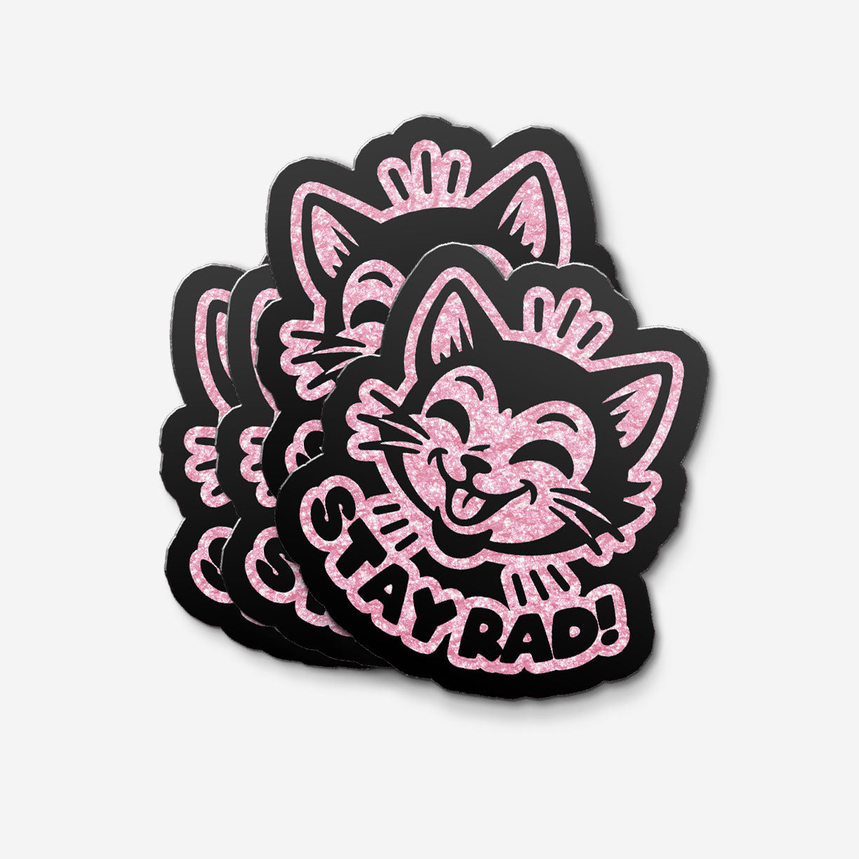 Glitter Finish Sticker