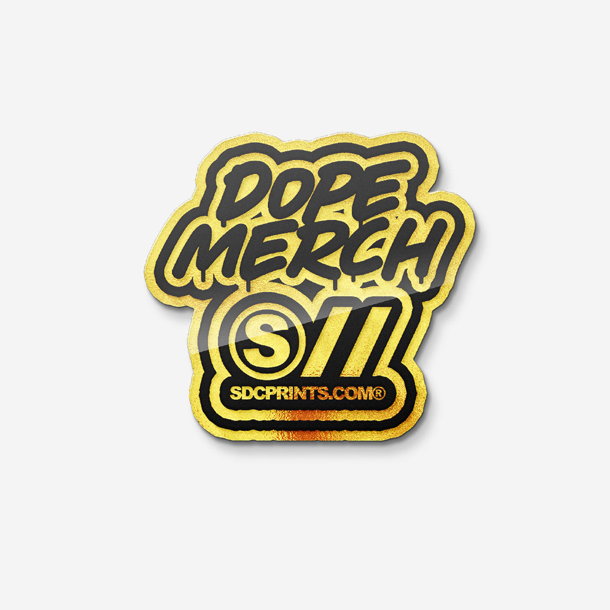 Gold Foil Sticker