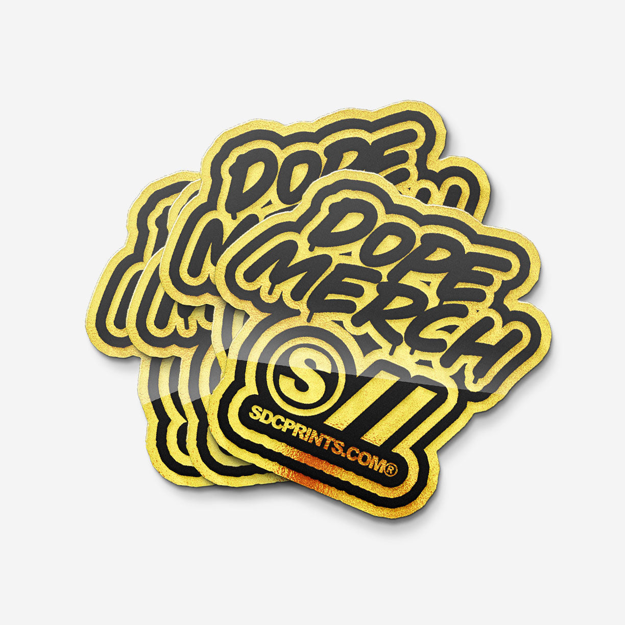 Gold Foil Sticker