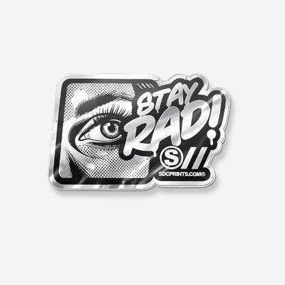 Mirror Silver Stickers