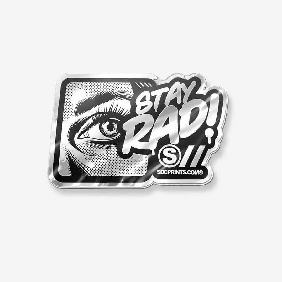 Mirror Silver Stickers