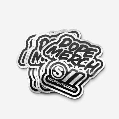 Silver Foil Sticker