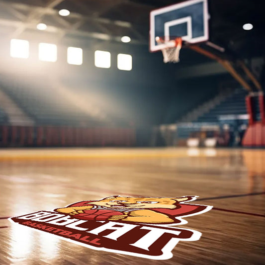 Vinyl Floor Graphics - Basketball Team Logo