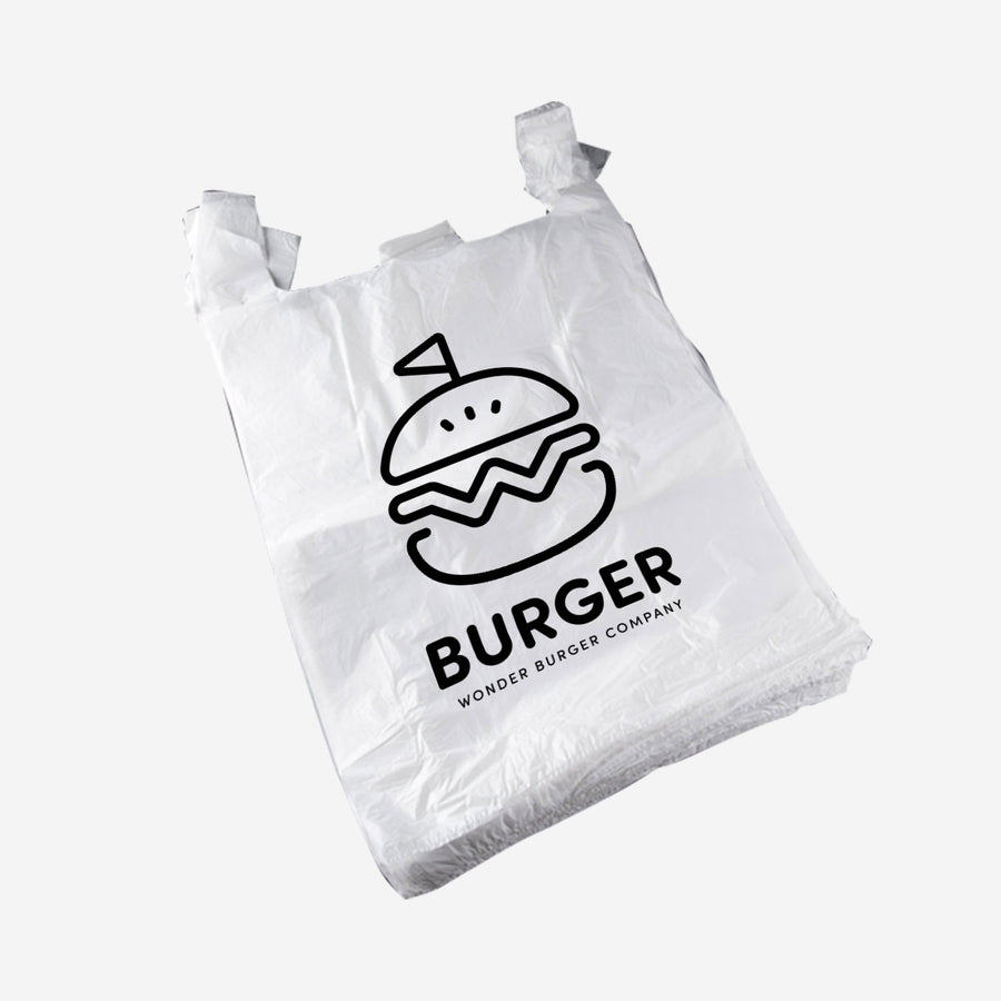 Custom Printed Plastic To-Go Bags | Restaurant Carryout Bags
