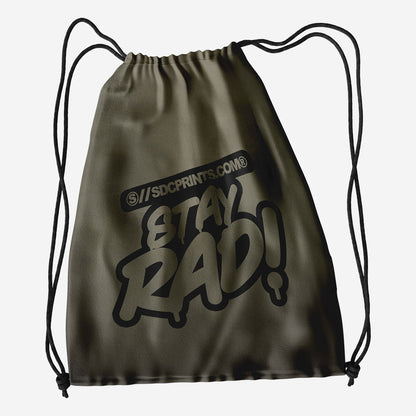 Classic Poly Drawstring Bag 1 Color Print