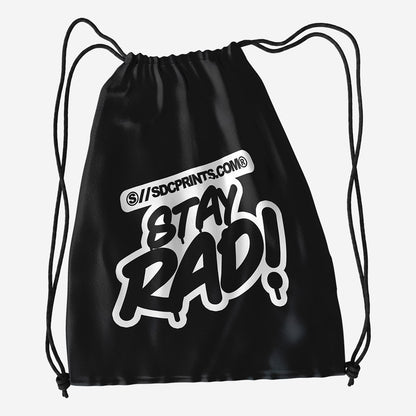 Classic Poly Drawstring Bag 1 Color Print