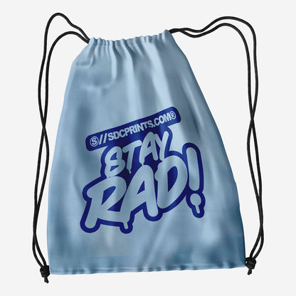 Classic Poly Drawstring Bag 1 Color Print