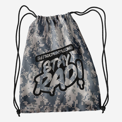 Classic Poly Drawstring Bag 1 Color Print