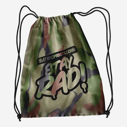 Classic Poly Drawstring Bag 1 Color Print