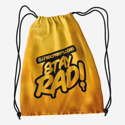 Classic Poly Drawstring Bag 1 Color Print