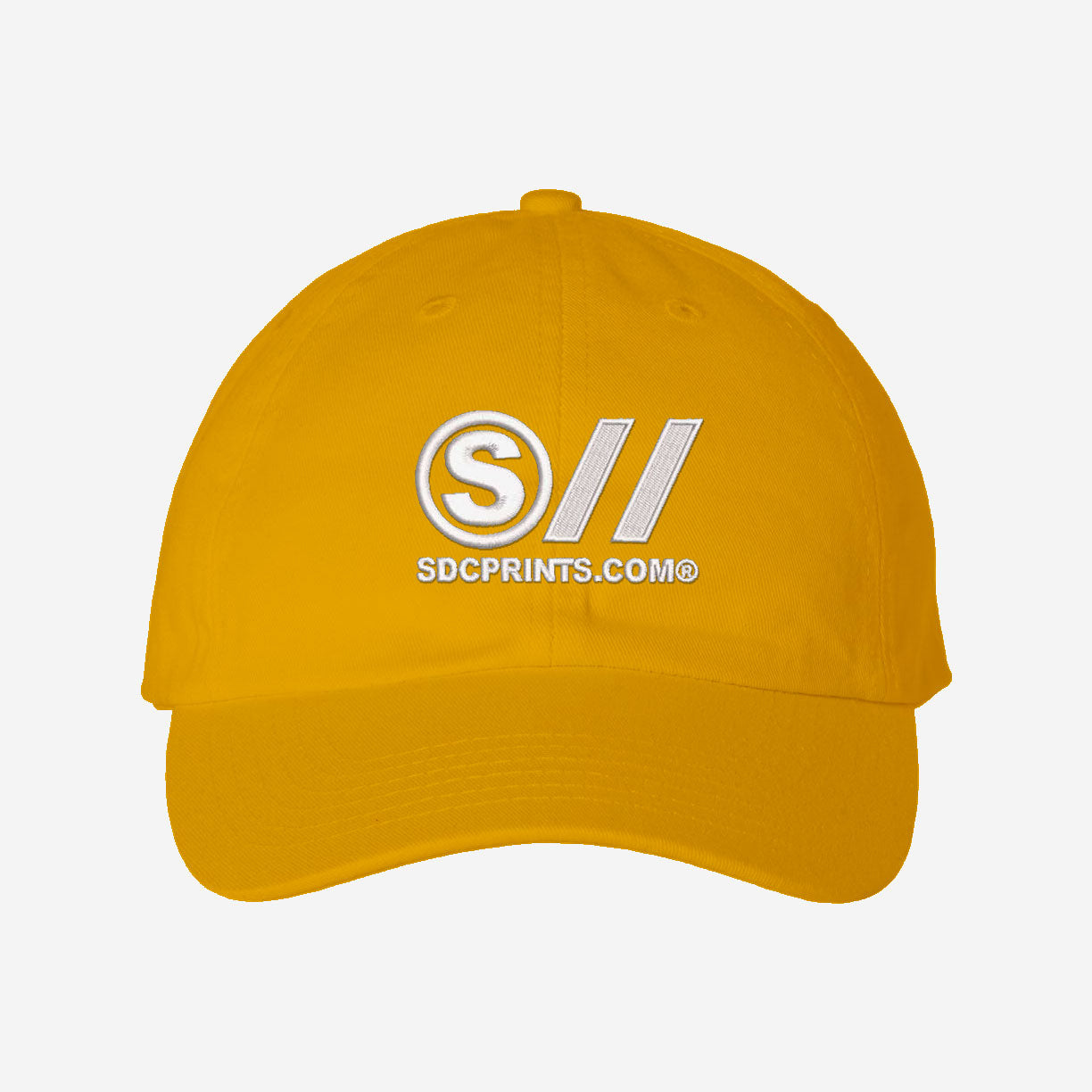 Dad Hat - Embroidered Bio Washed