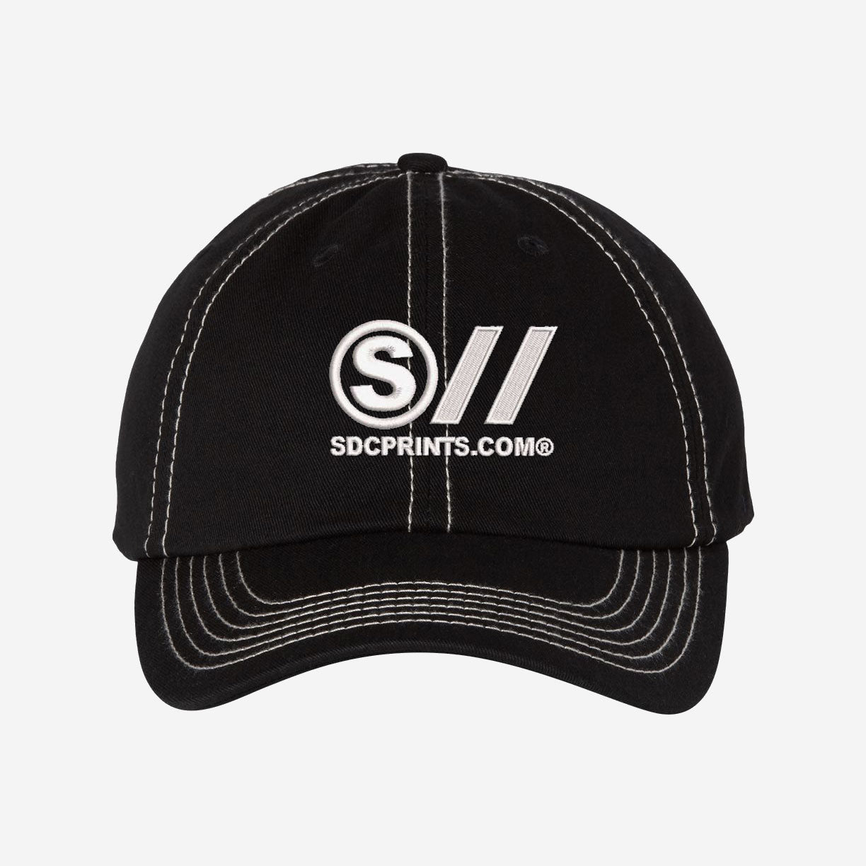 Dad Hat - Embroidered Bio Washed