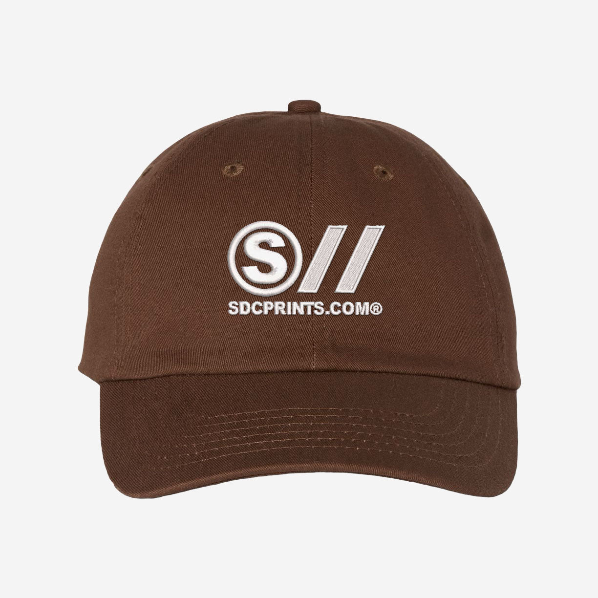 Dad Hat - Embroidered Bio Washed