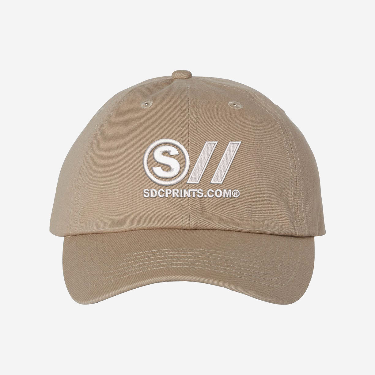 Dad Hat - Embroidered Bio Washed