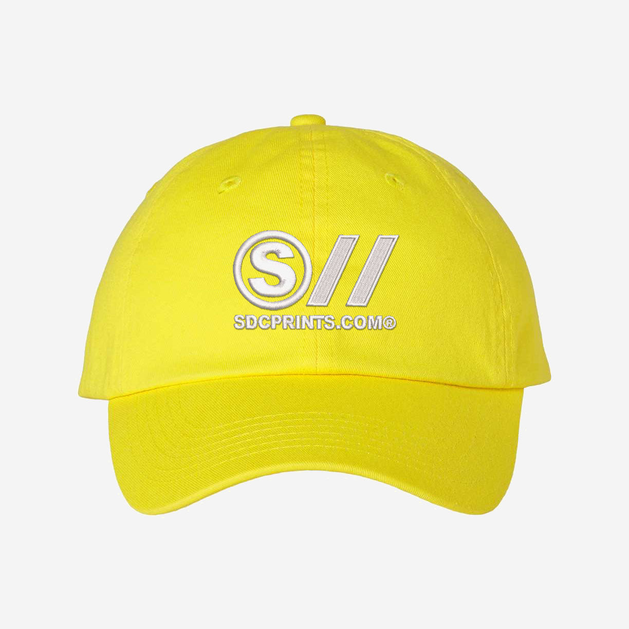 Dad Hat - Embroidered Bio Washed