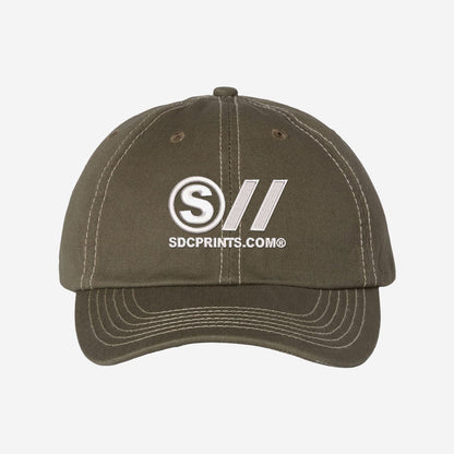 Dad Hat - Embroidered Bio Washed