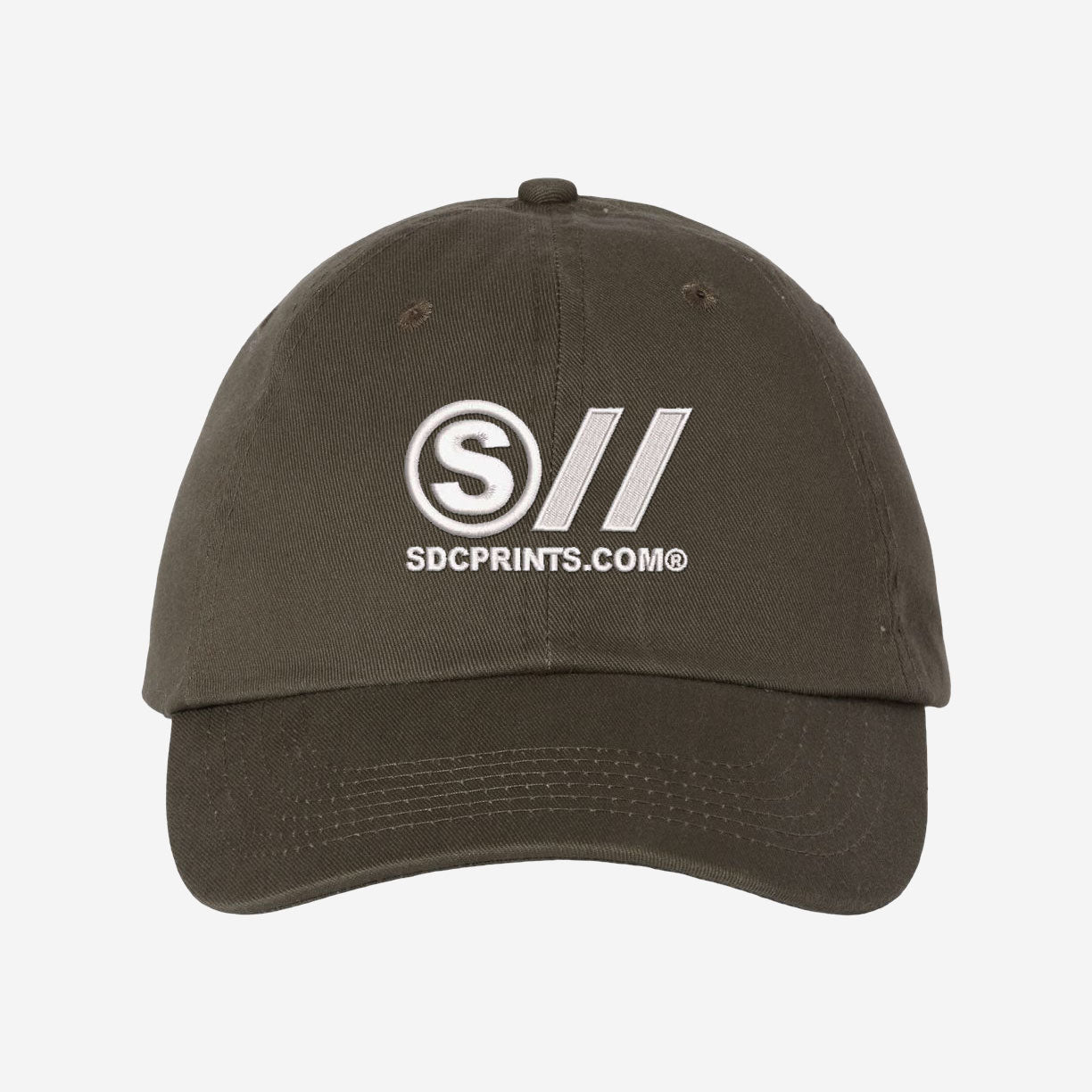 Dad Hat - Embroidered Bio Washed